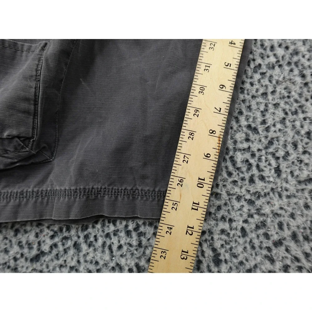 Unionbay‎ Cargo Shorts Mens 32 Gray Ripstop Multi-Pocket Utility Rugged